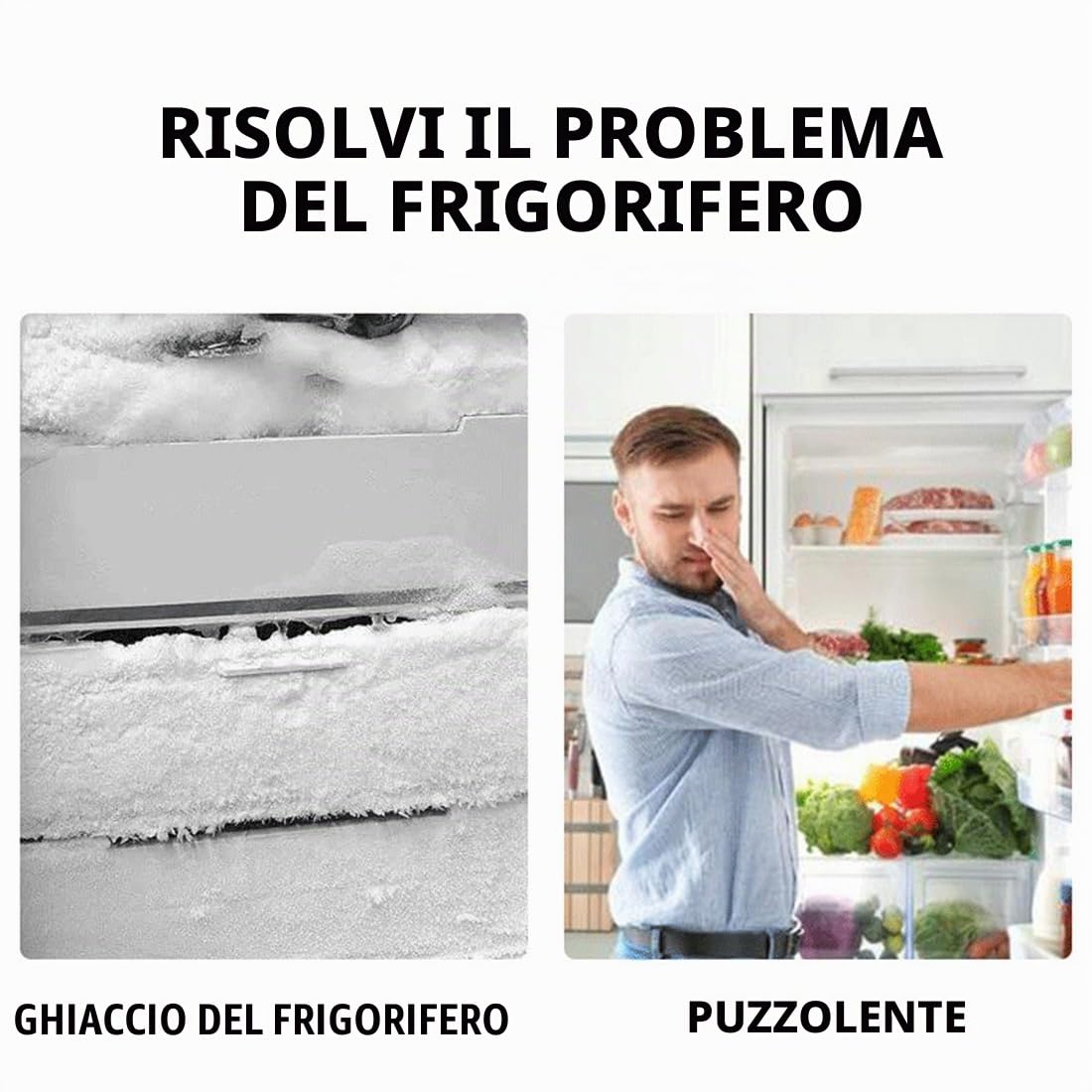 SJBAUTYO Kit Pulizia Frigorifero 6 Pezzi Spazzola 1,5 m Nylon