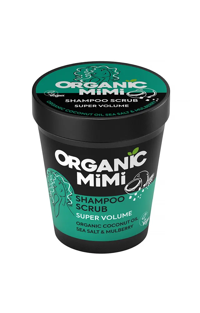 Organic Mimi Super Volume shampoo scrub sale marino 280 g