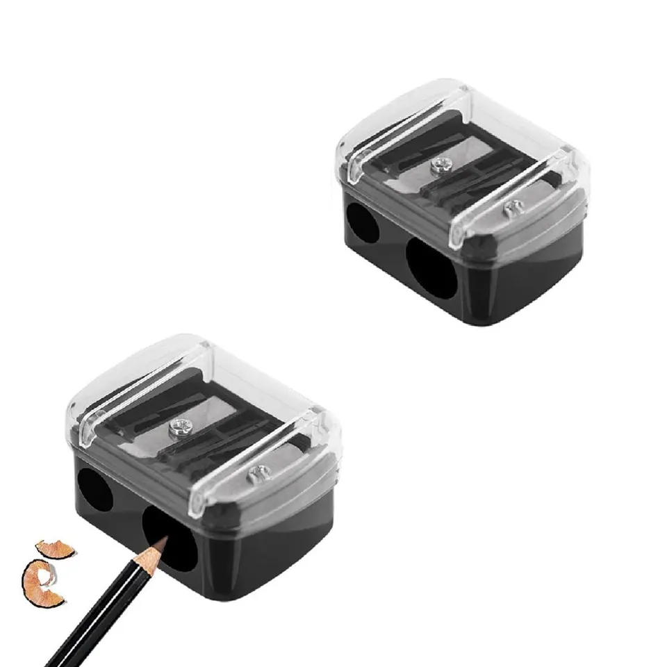 SJBAUTYO Temperamatite Trucco 2 Fori 2 Pezzi Doppio Foro
