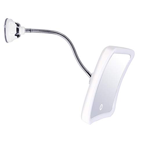 DUcare LED 7X Specchio ingranditore trucco con ventosa e luce