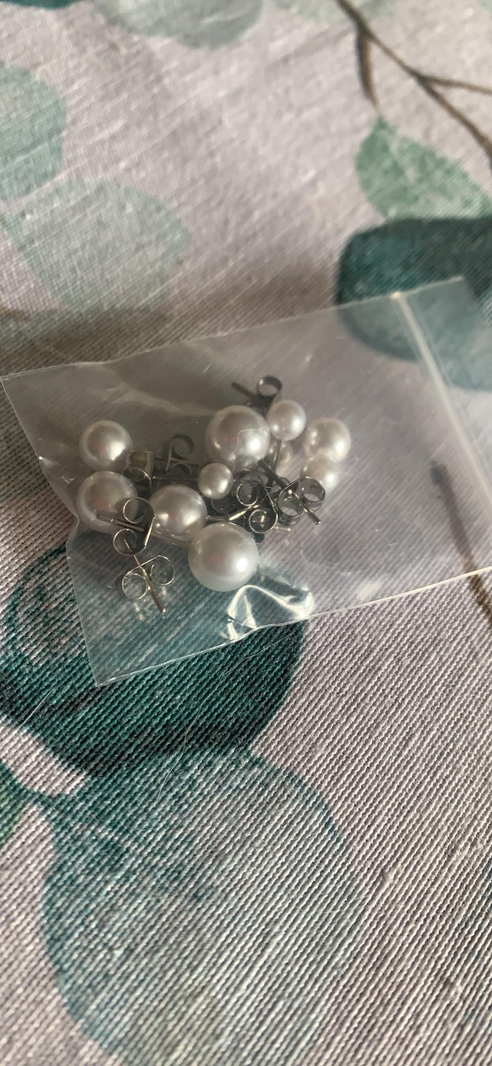 SJBAUTYO orecchini punto luce argento zirconia 4 paia 3-6mm