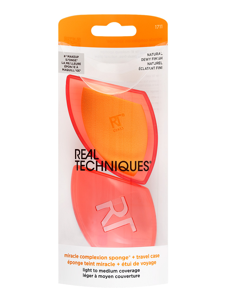 Real Techniques Miracle Complexion Spugnetta Trucco con Custodia