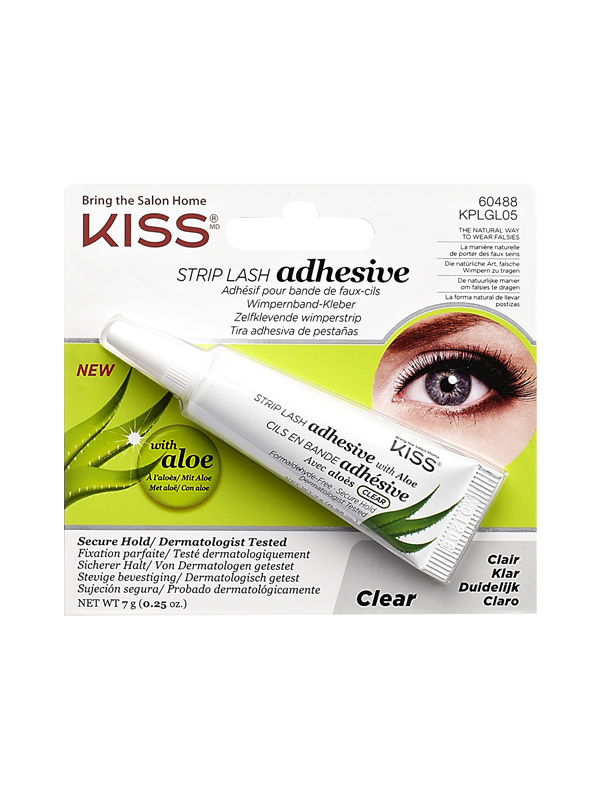 KISS KPLGL05 colla ciglia finte trasparente aloe vera 7 g