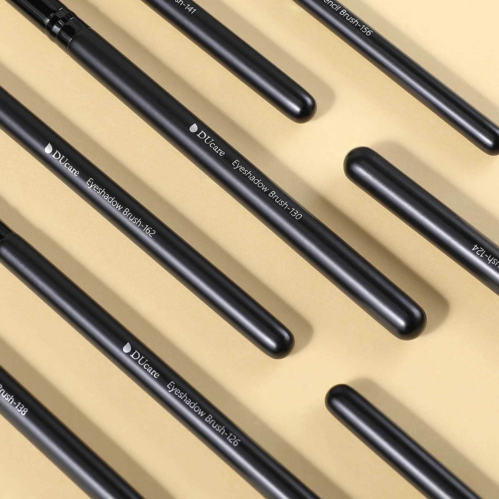 DUcare Set 20Pz Pennelli Trucco Nero fibre sintetiche