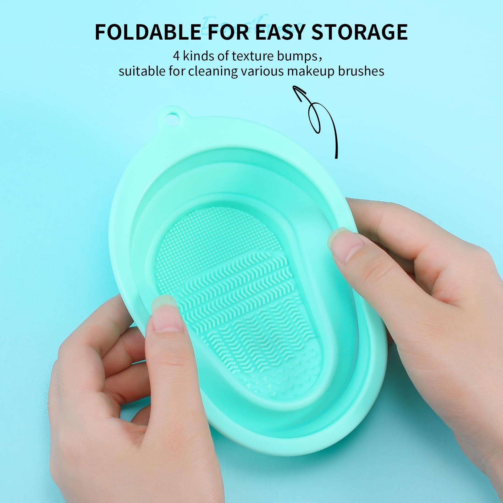 DUcare tappetino pulizia pennelli silicone verde