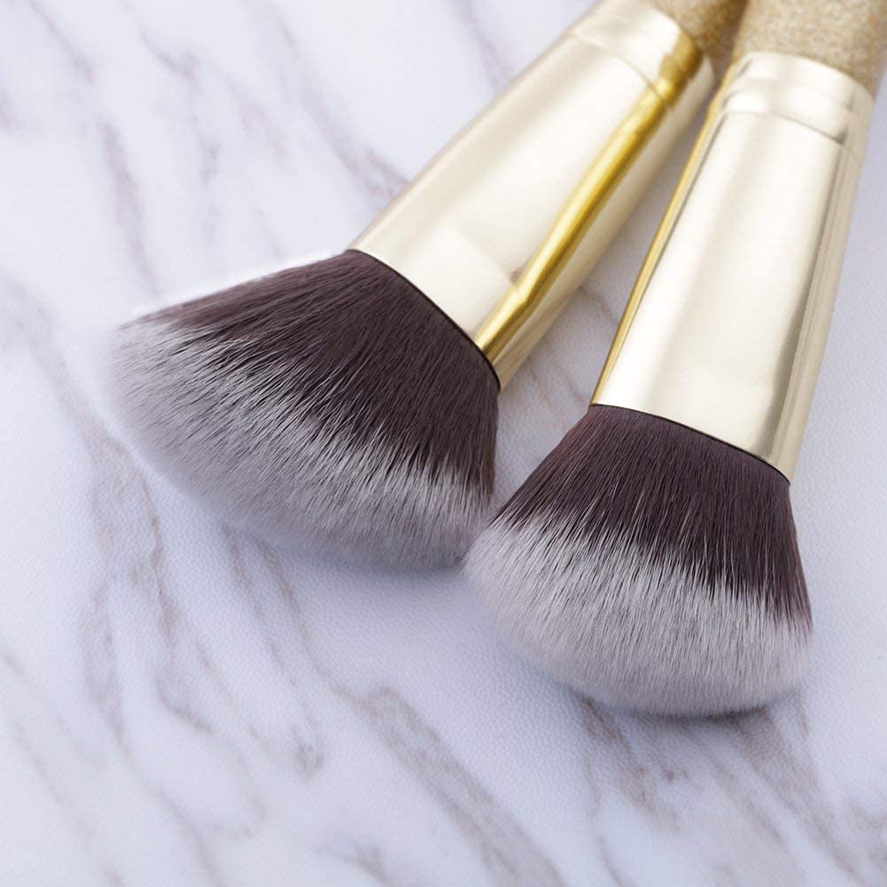 Ducare Pennello Fondotinta Doppia Testa 2 Pezzi Glitter