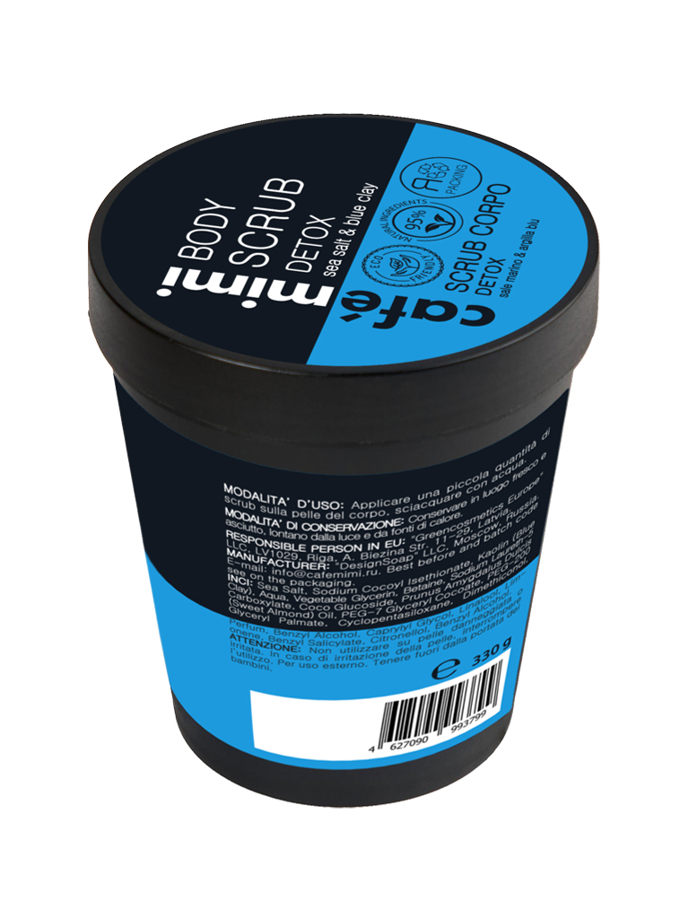 Café Mimi 3799 scrub corpo detox sale marino 330 g