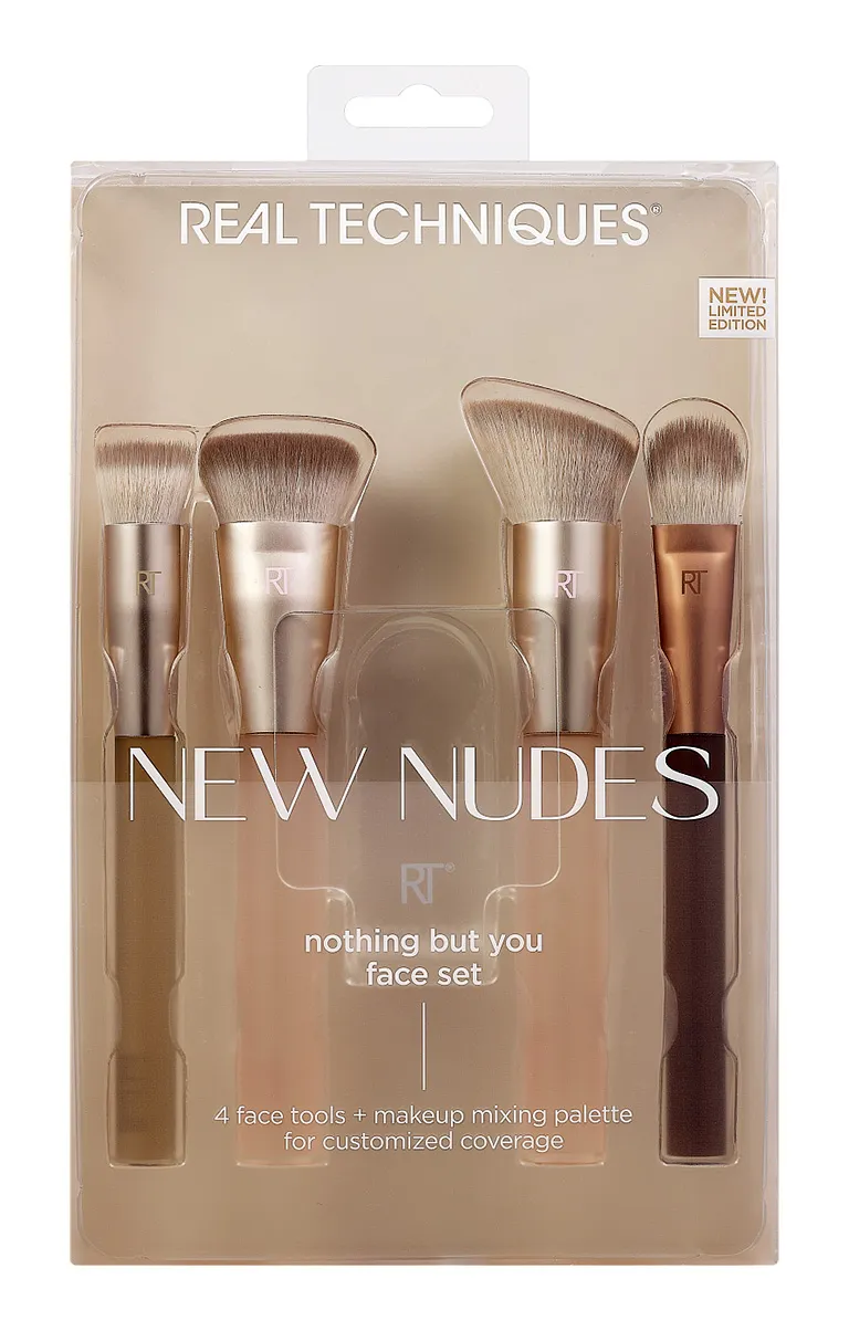 Real Techniques New Nudes Nothing But You set viso 4 pz