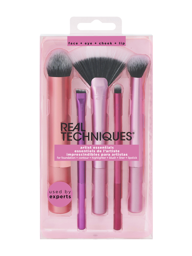 Real Techniques Artist Essentials Set 5 Pennelli Viso