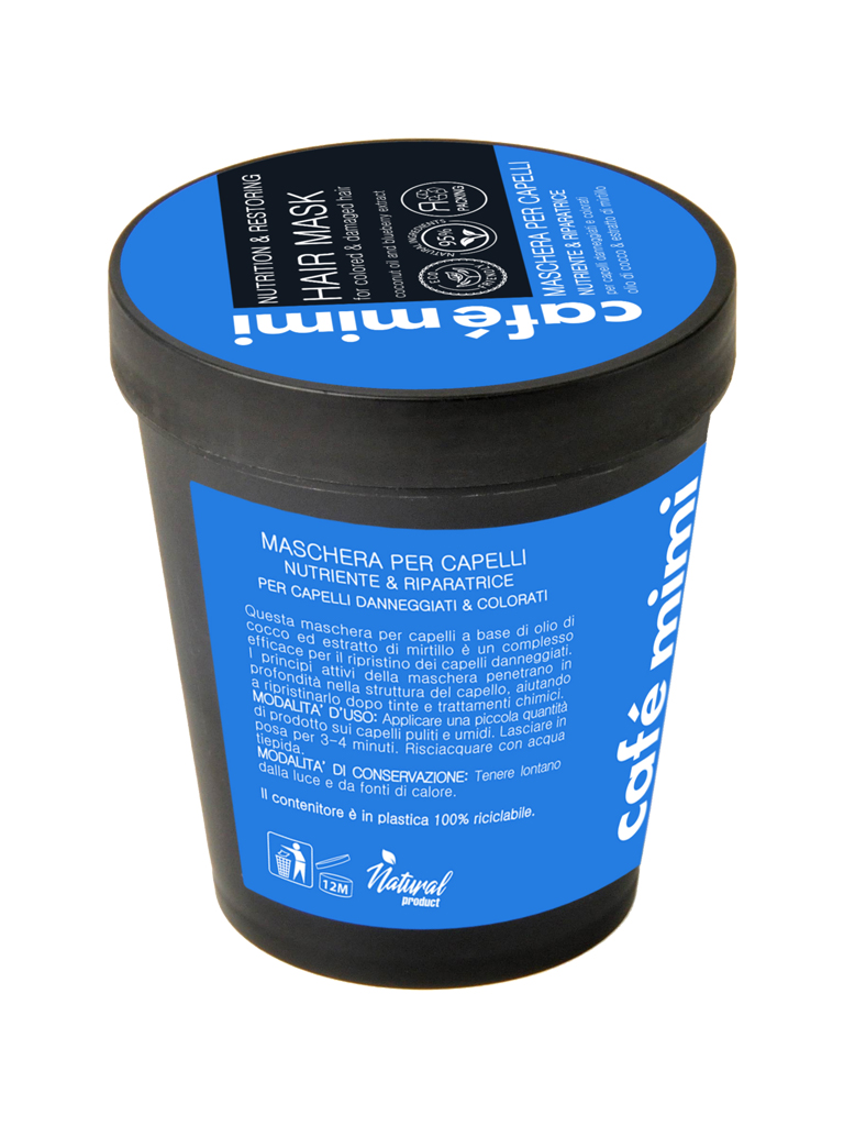 Café Mimi Maschera Capelli Nutriente Riparatrice Cocco 220 ml