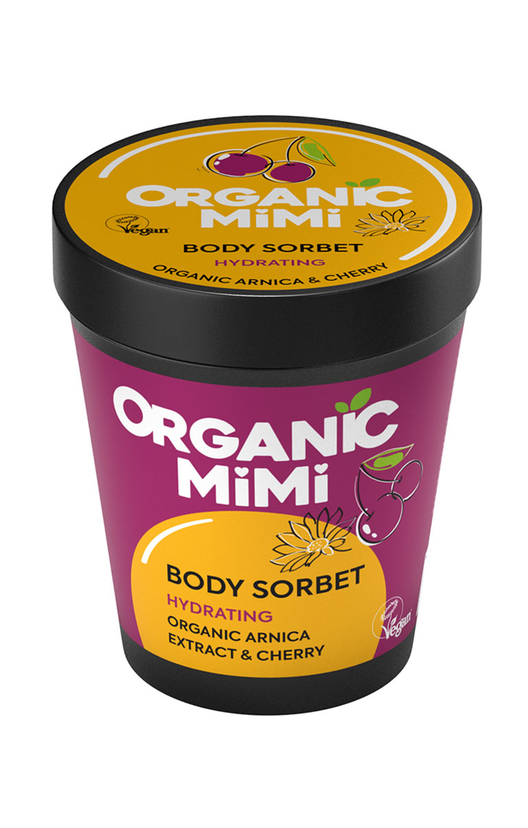 Organic Mimi Crema Sorbetto Corpo Arnica Ciliegia 200 ml