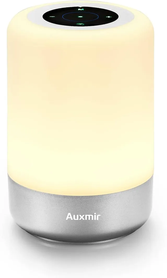 Auxmir Lampada comodino LED 8 colori touch