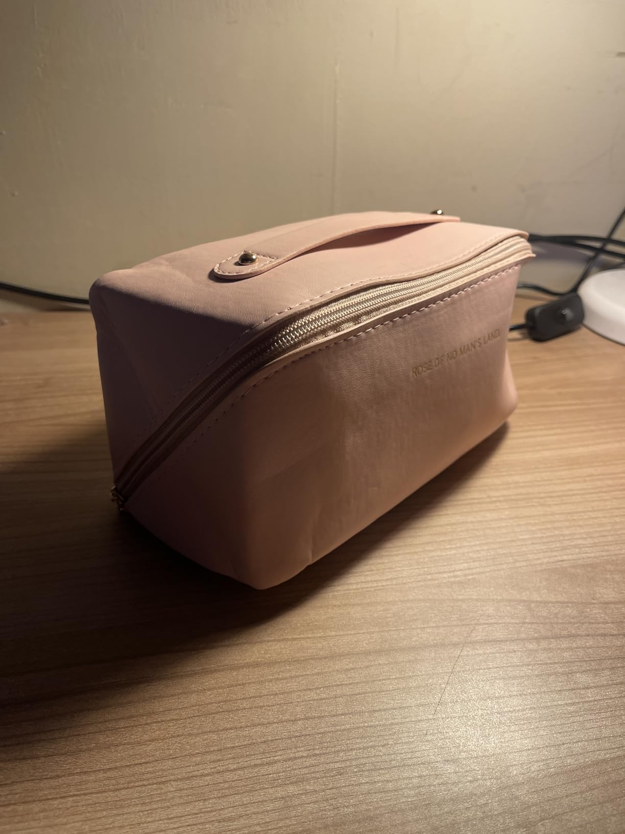 SJBAUTYO Essentials Borsa Cosmetica Marrone Pelle PU