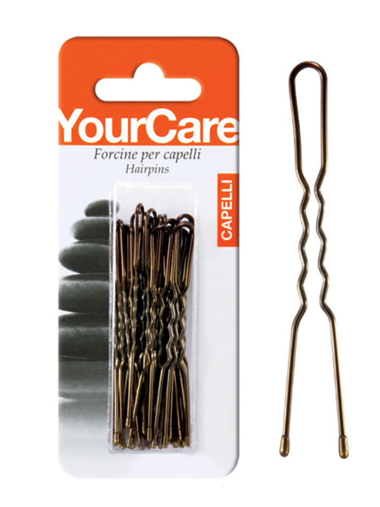 YourCare Forcine Pesanti Castano 2,5" 26 Pezzi