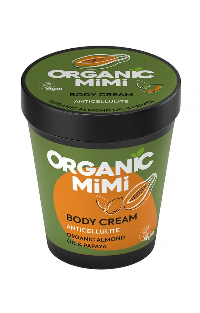 Organic Mimi Anticellulite crema corpo mandorla papaya 200 ml