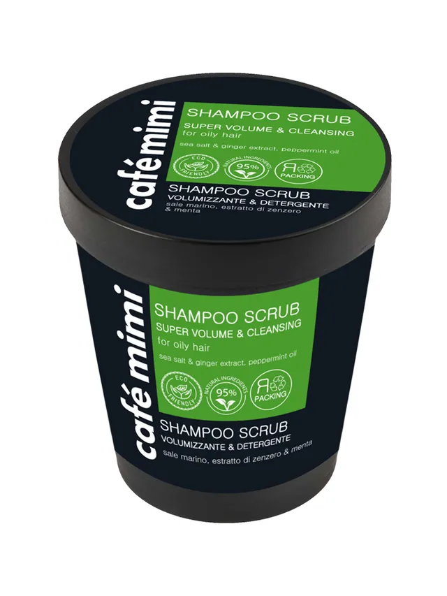 Café Mimi Shampoo Scrub Volumizzante 330 g sale marino