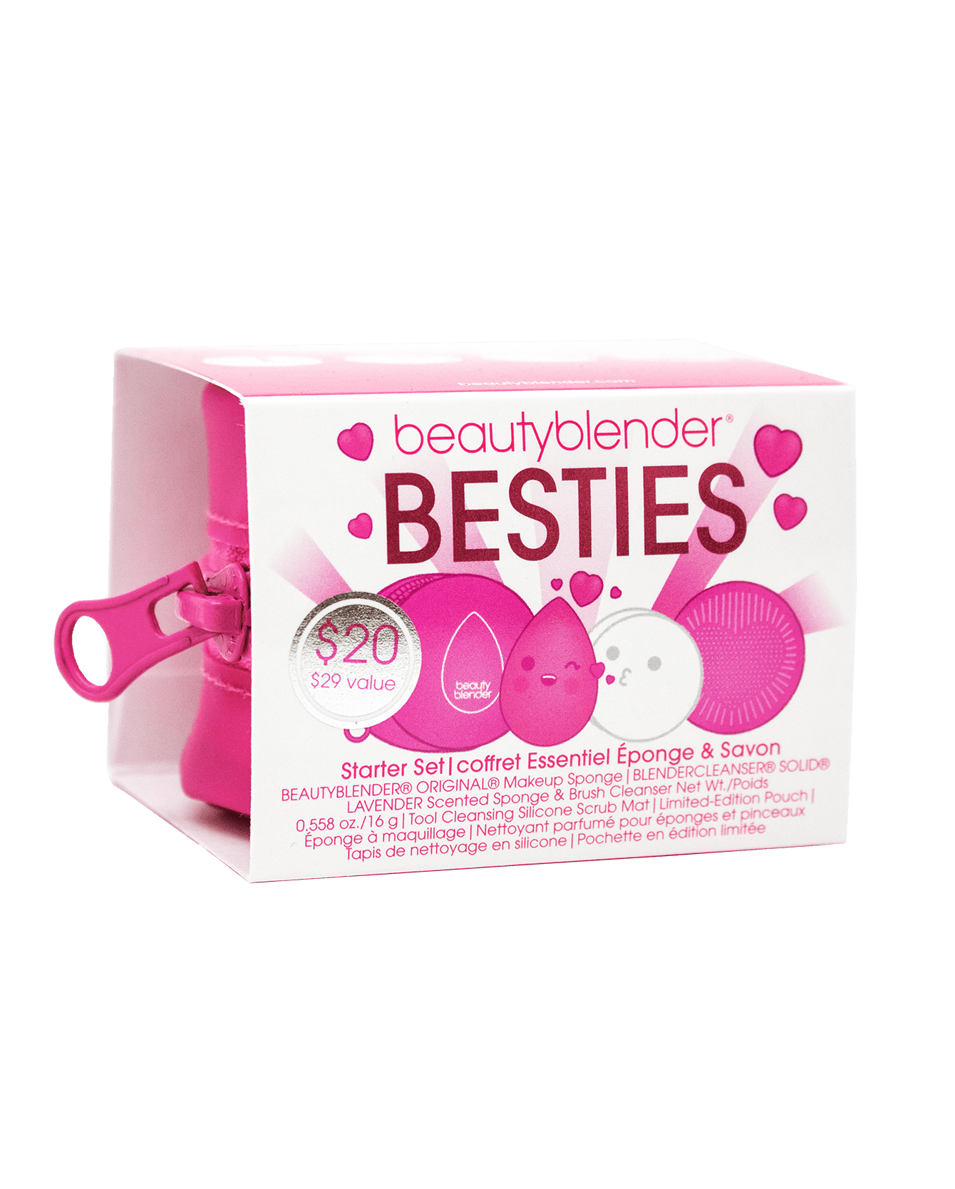 Beautyblender Besties Blend & Cleanse kit 4 pezzi con detergente