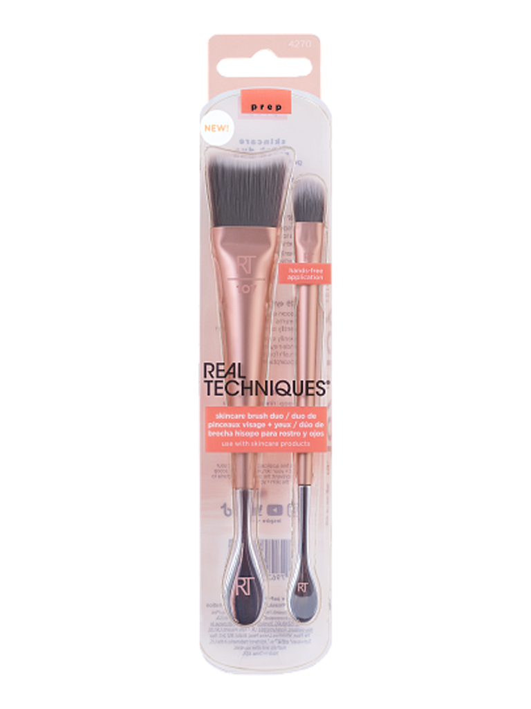 Real Techniques Skincare Brush Duo pennelli viso 2 pezzi