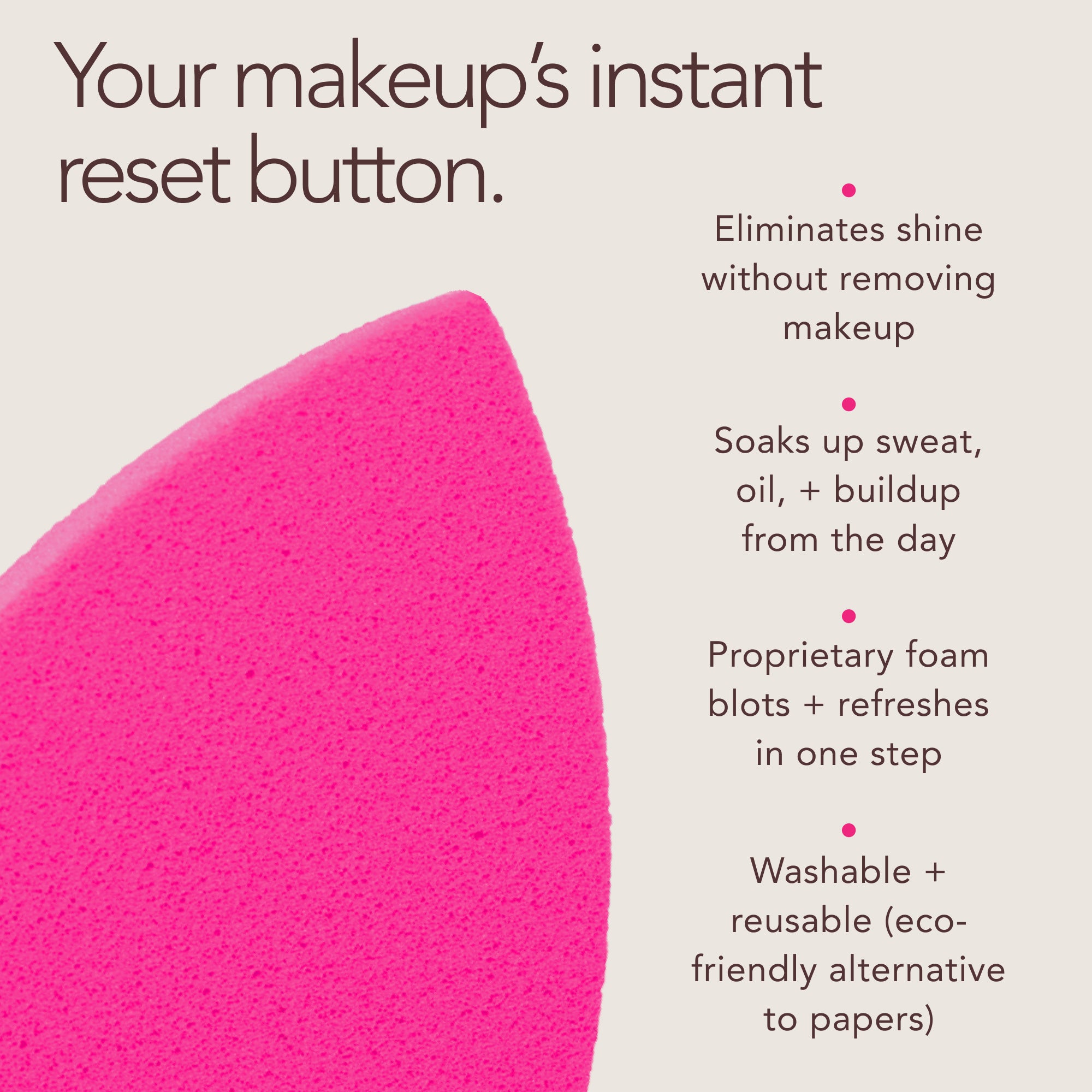 Beautyblender Resetter dischetti opacizzanti riutilizzabili
