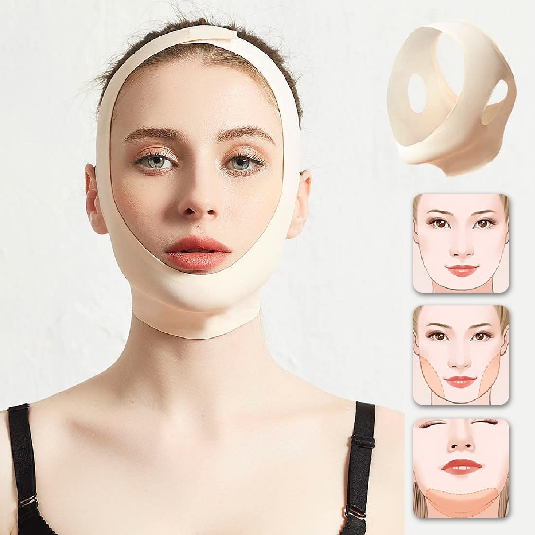 SJBAUTYO Fascia Viso Lifting maschera V-line rassodante
