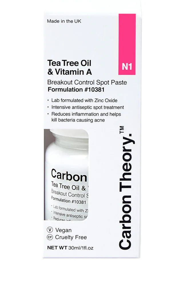Carbon Theory Spot Paste Brufoli Tea Tree 30ml zinco