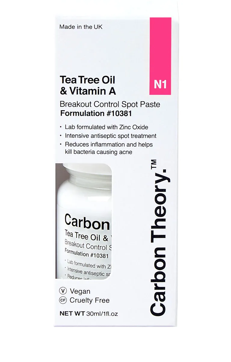 Carbon Theory Spot Paste Brufoli Tea Tree 30ml zinco