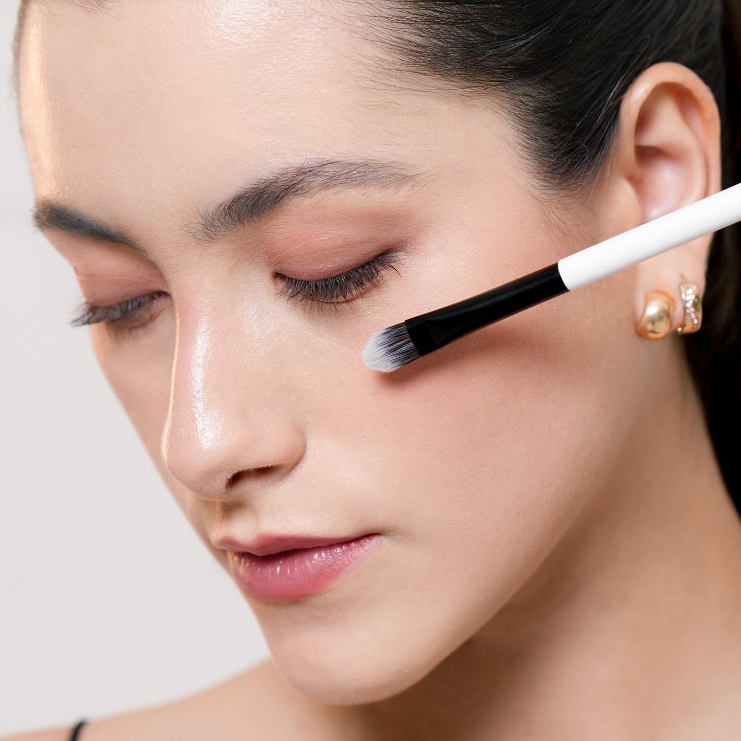 BEILI Set Pennelli Trucco 12 Pezzi Doppia Punta Vegani