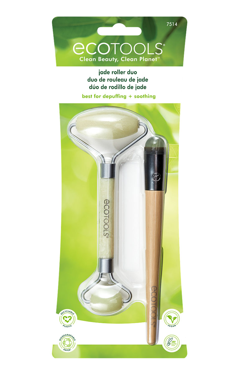 EcoTools Jade Roller Duo Rullo Giada Viso Doppio