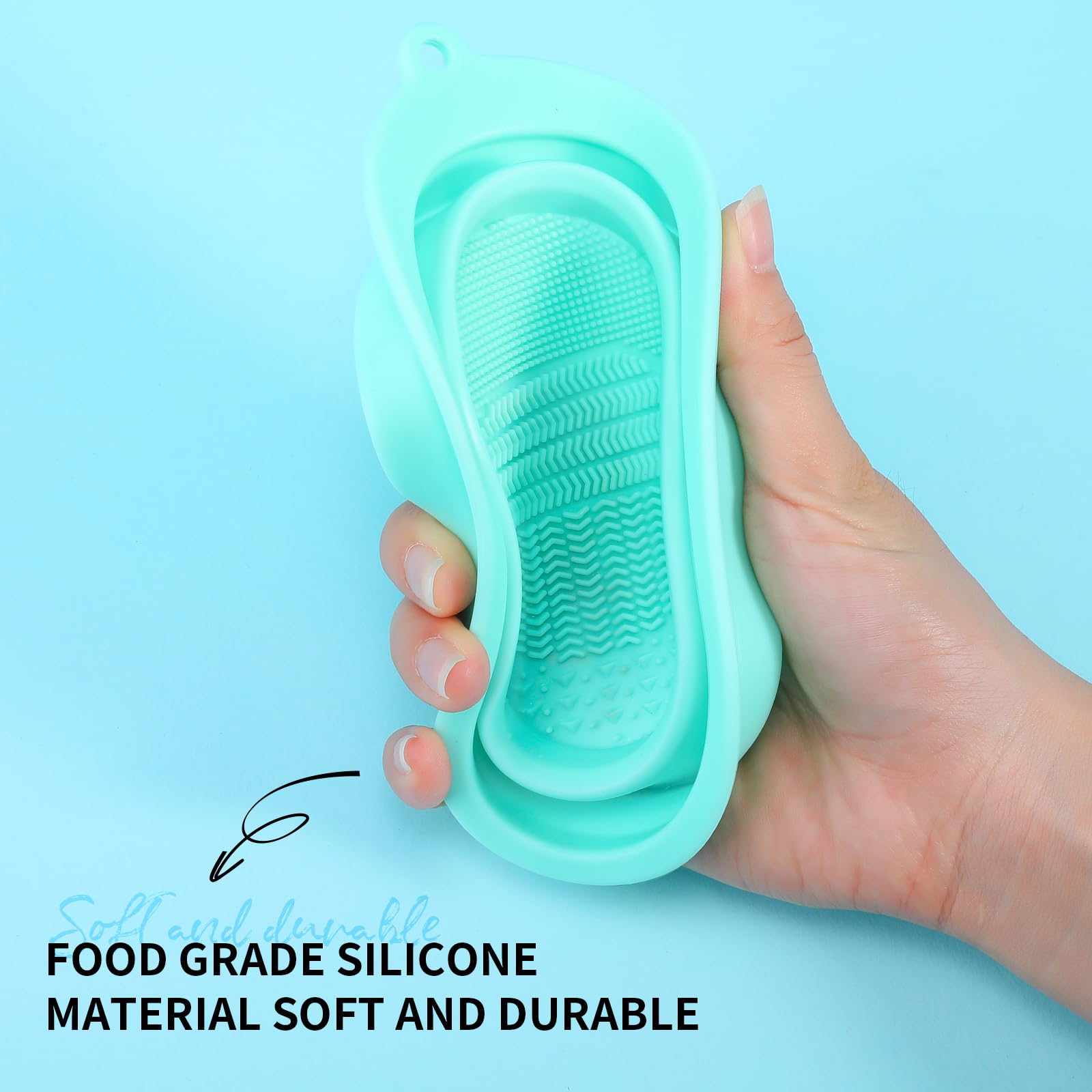 DUcare tappetino pulizia pennelli silicone verde