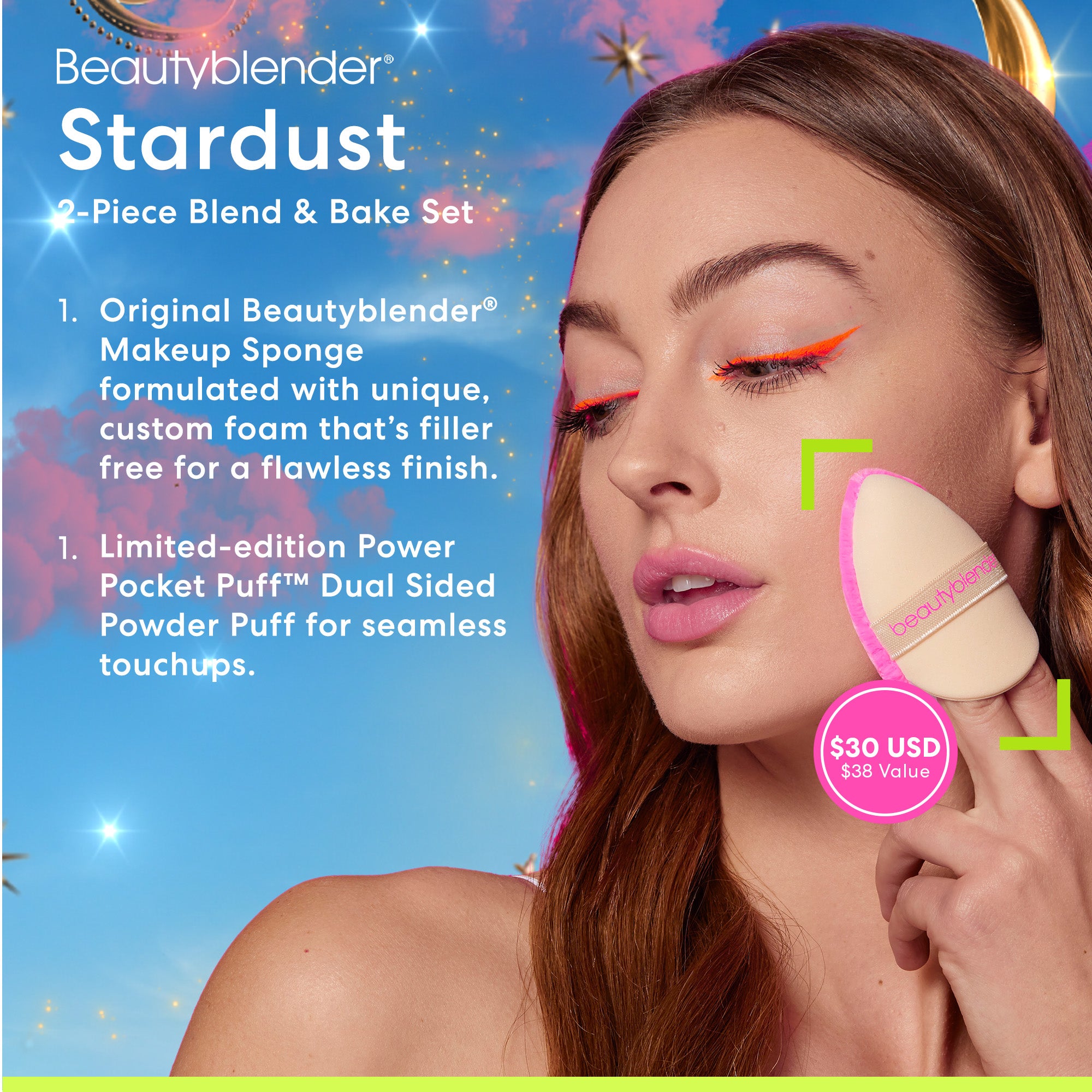 Beautyblender Stardust Blend & Bake set trucco 2 pezzi