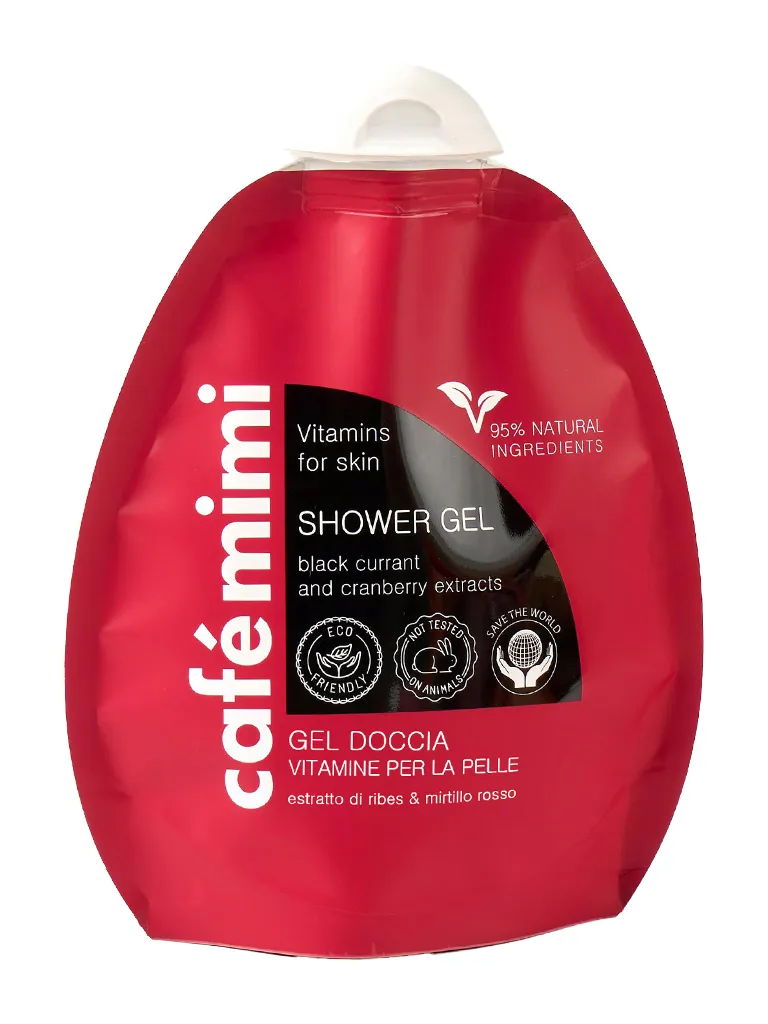 Café Mimi Gel Doccia Vitamine Pelle 250ml ribes e mirtillo