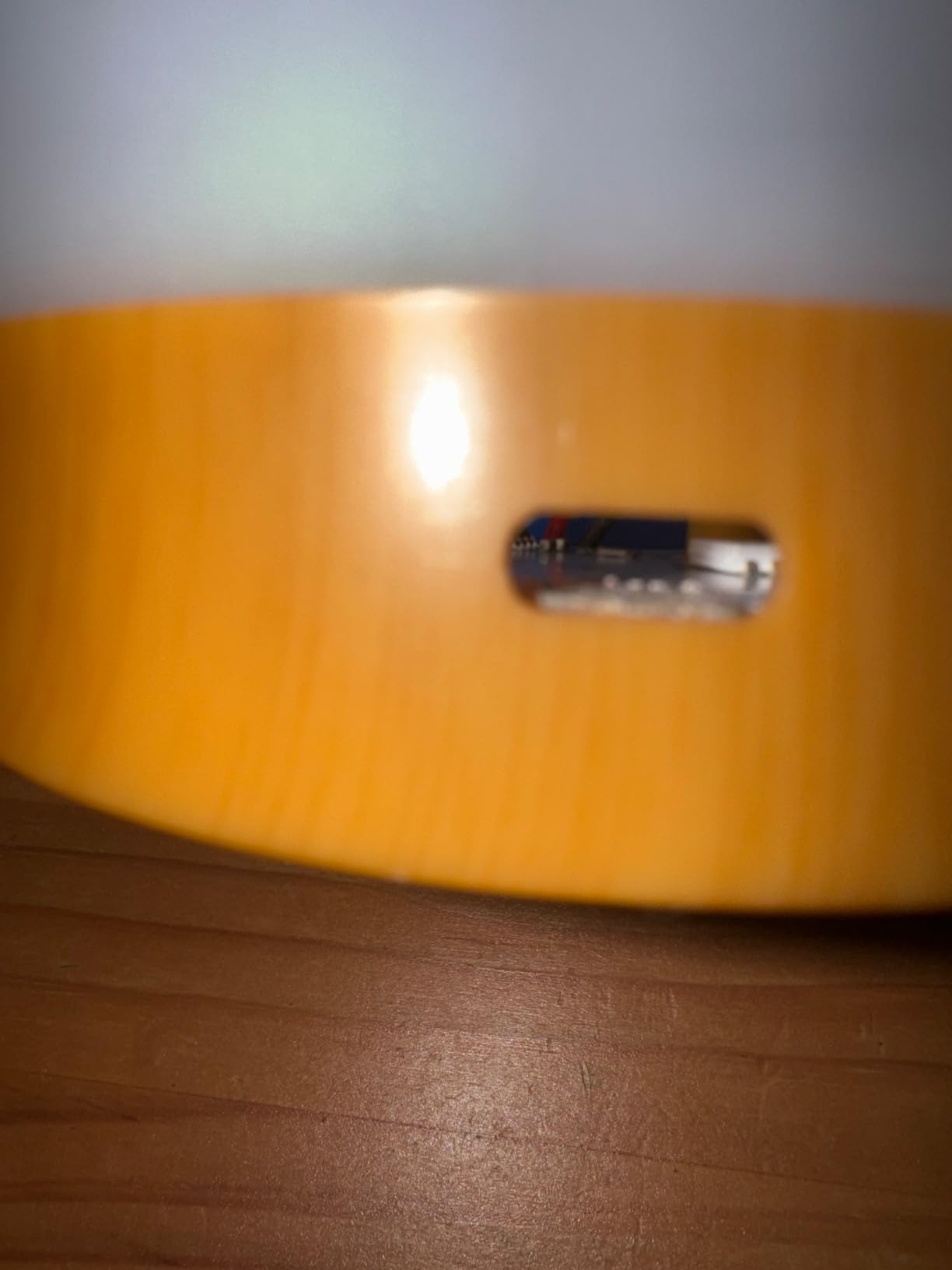 Auxmir Lampada Comodino LED luce notturna marrone ricaricabile