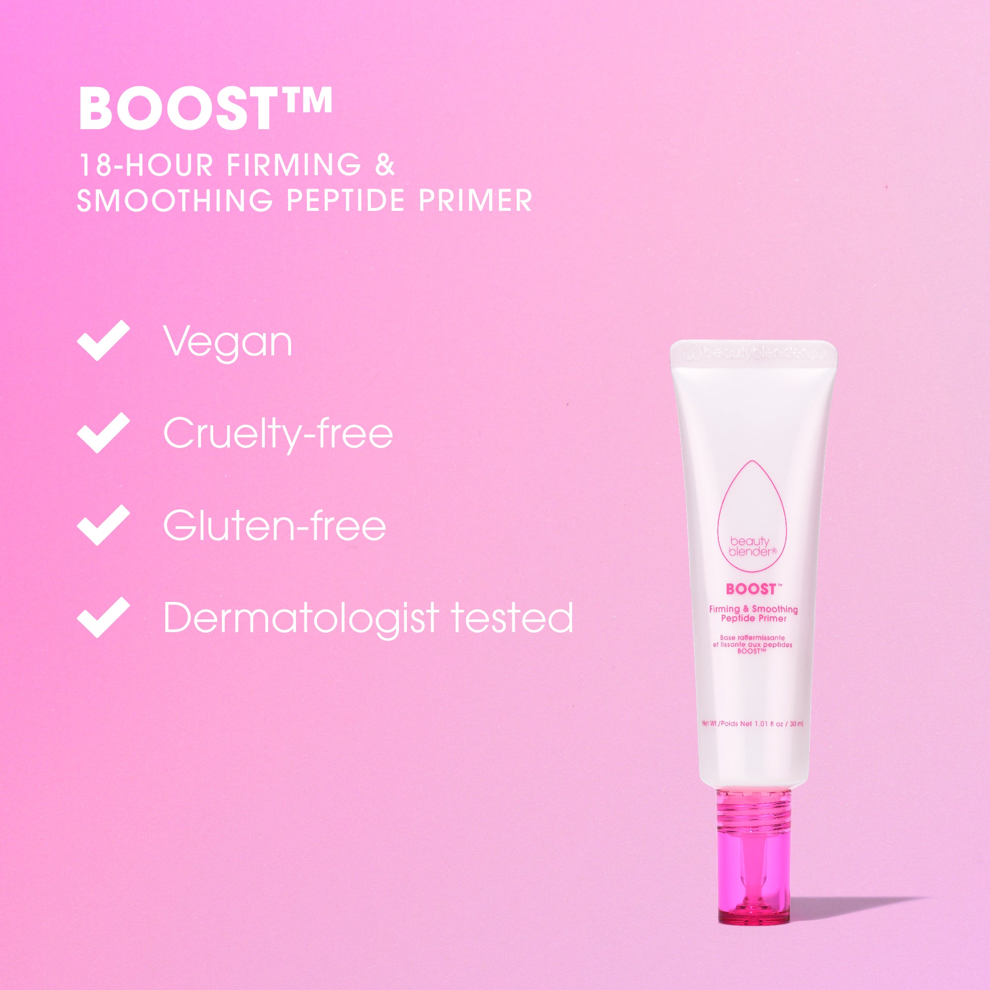 Beautyblender Boost Primer viso 18 ore peptidi e ceramidi