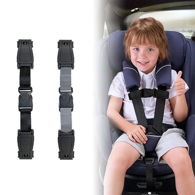 SJBAUTYO Fibbia Sicurezza Seggiolino Auto 2 Pezzi Anti-Fuga