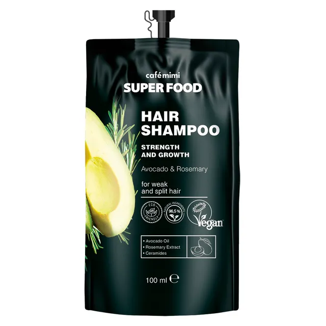 Café Mimi Avocado & Rosmarino shampoo rinforzante 100 ml