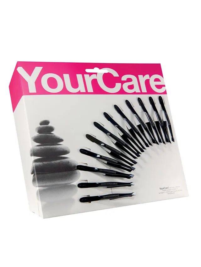 Simca YourCare Pinzetta 1310 MD obliqua brunita acciaio 12 pezzi