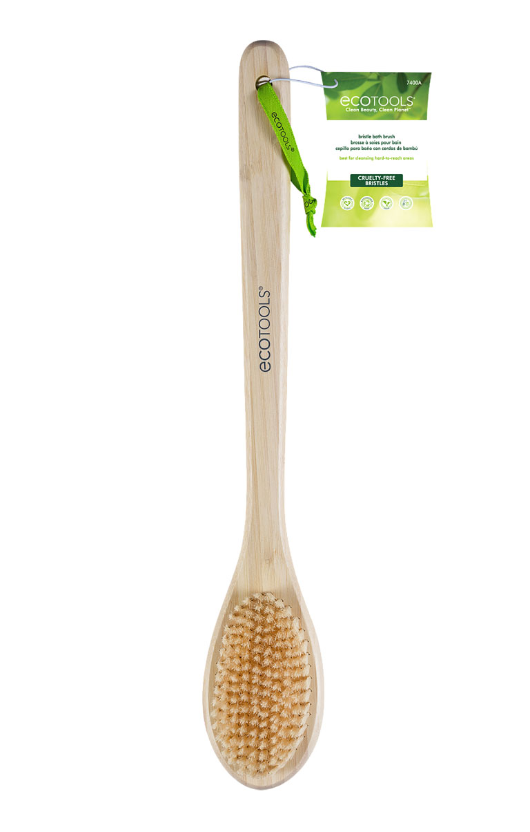 EcoTools 7400A spazzola da bagno setole morbide manico bambu