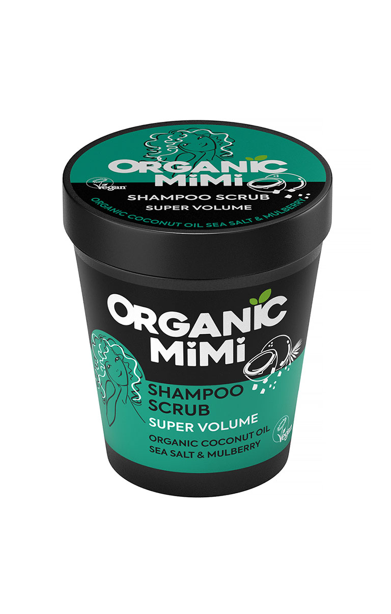 Organic Mimi Super Volume shampoo scrub sale marino 280 g