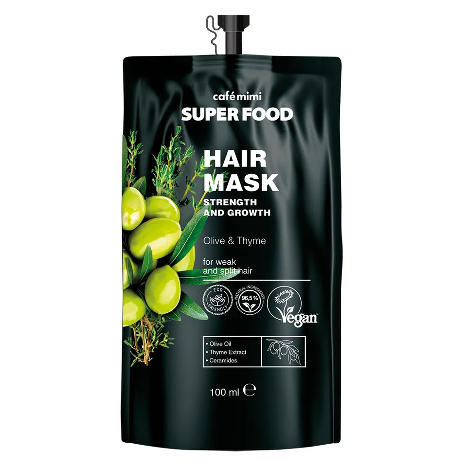 Café Mimi 3139 Maschera Capelli Olivo Timo 100 ml Rinforzante