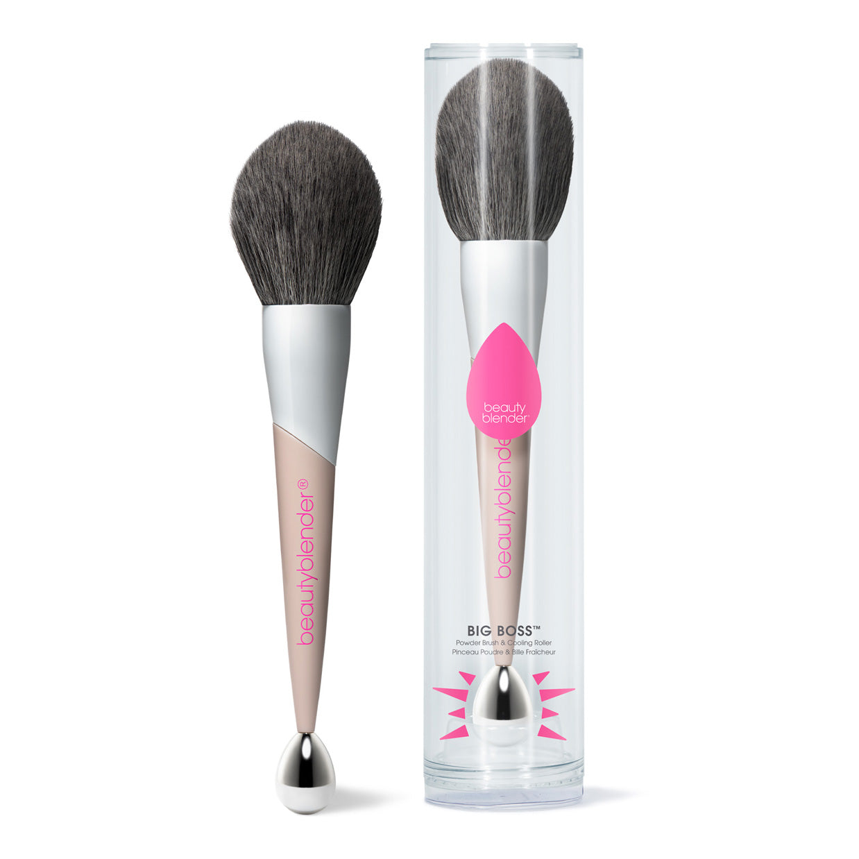 Beautyblender Big Boss Powder Brush & Cooling Roller pennello cipria