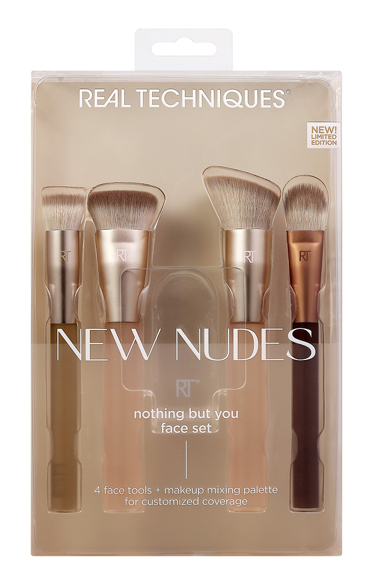 Real Techniques New Nudes Nothing But You set viso 4 pz