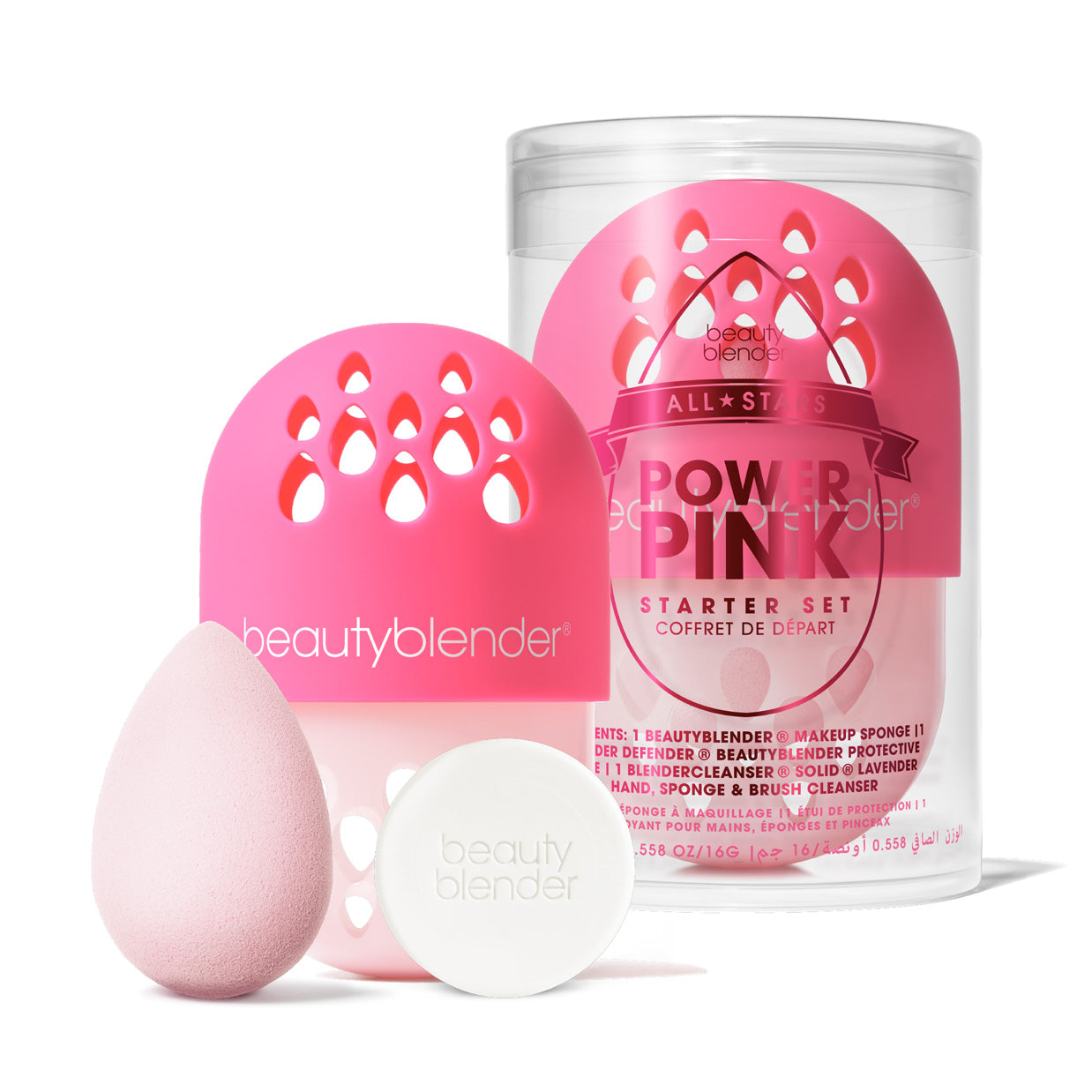 Beautyblender All-Stars Power Pink set spugnette trucco 3 pezzi