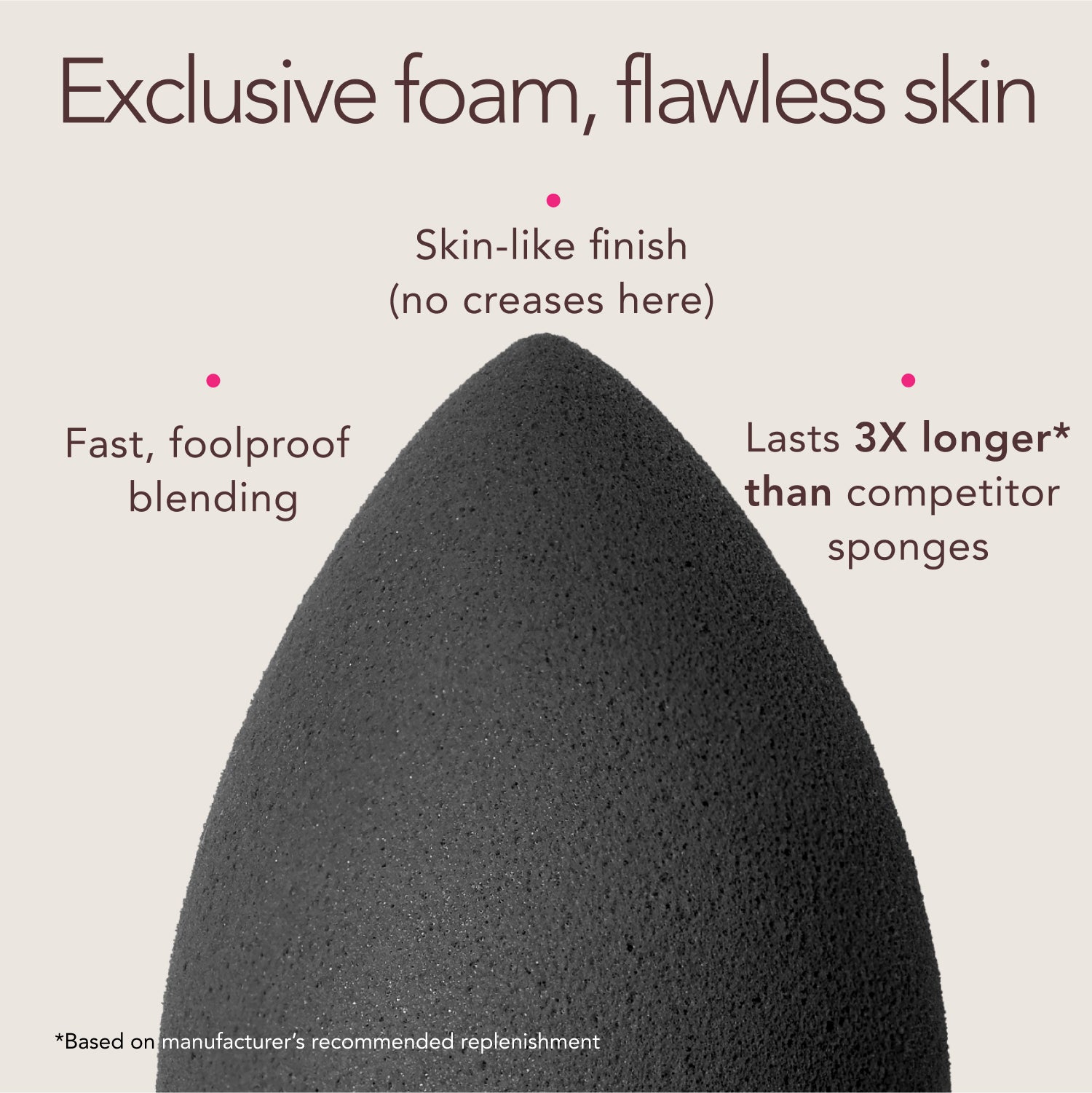Beautyblender Pro spugnetta trucco nera 1 pezzo