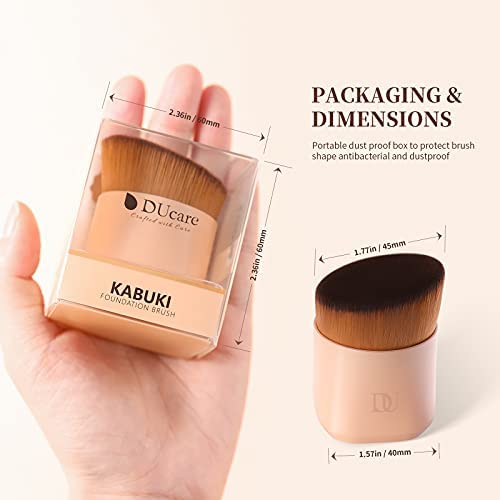 DUcare Kabuki Flawless Pennello Fondotinta mini viaggio
