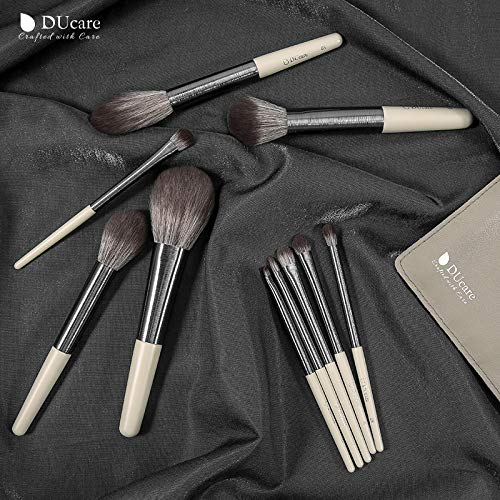 DUcare Set Pennelli Trucco 10 Pezzi Viso e Occhi Sintetici