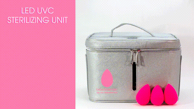 Beautyblender UV Sterilization Case custodia argento