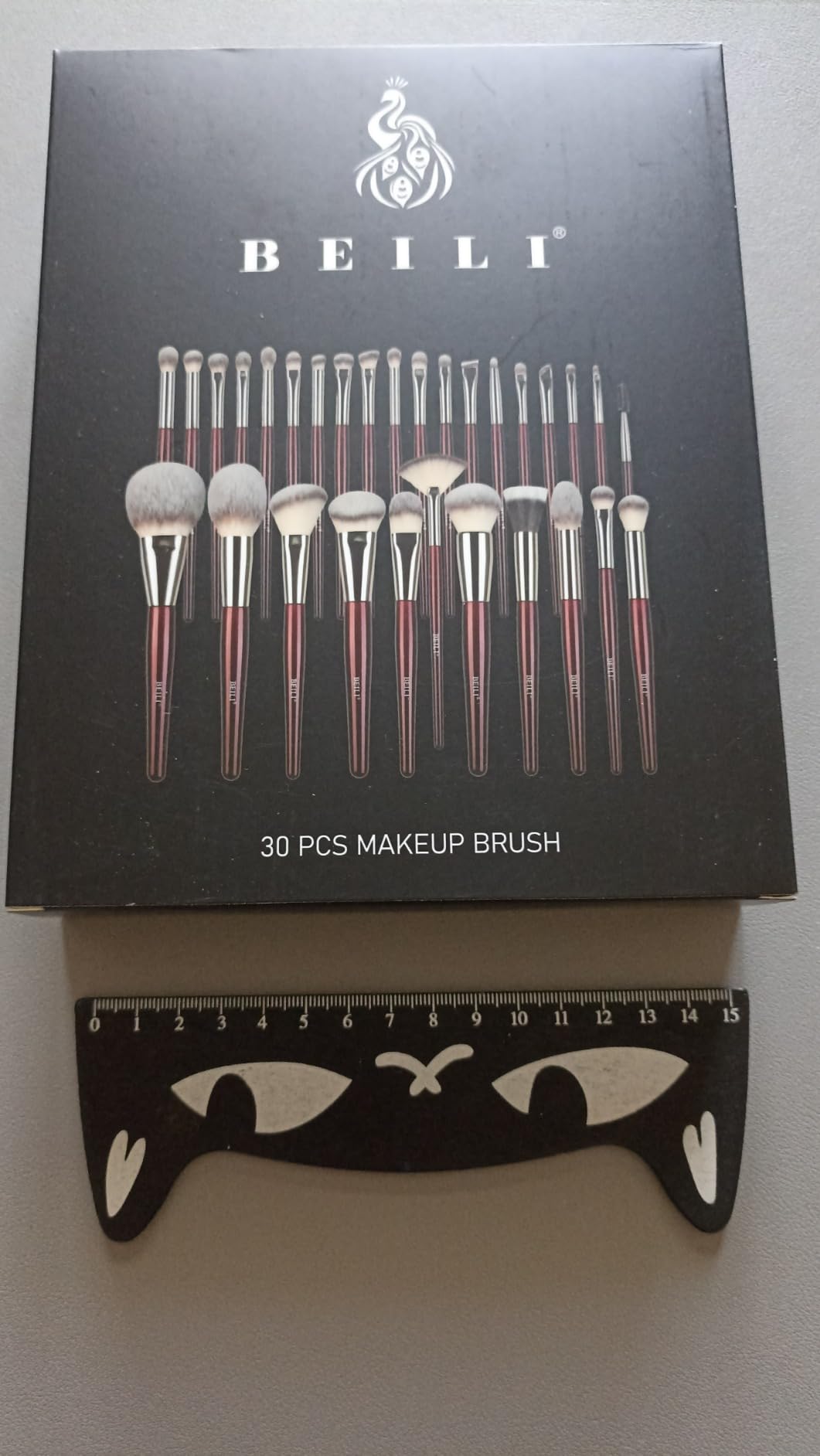 BEILI Set Pennelli Trucco 15 Pezzi Vegano Sintetici