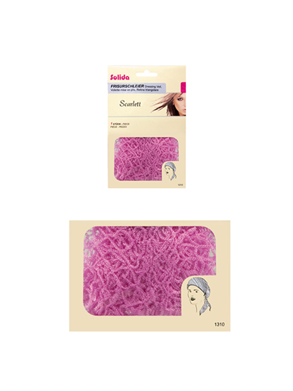 Solida 1310 Velo Capelli Trama Larga Rosa