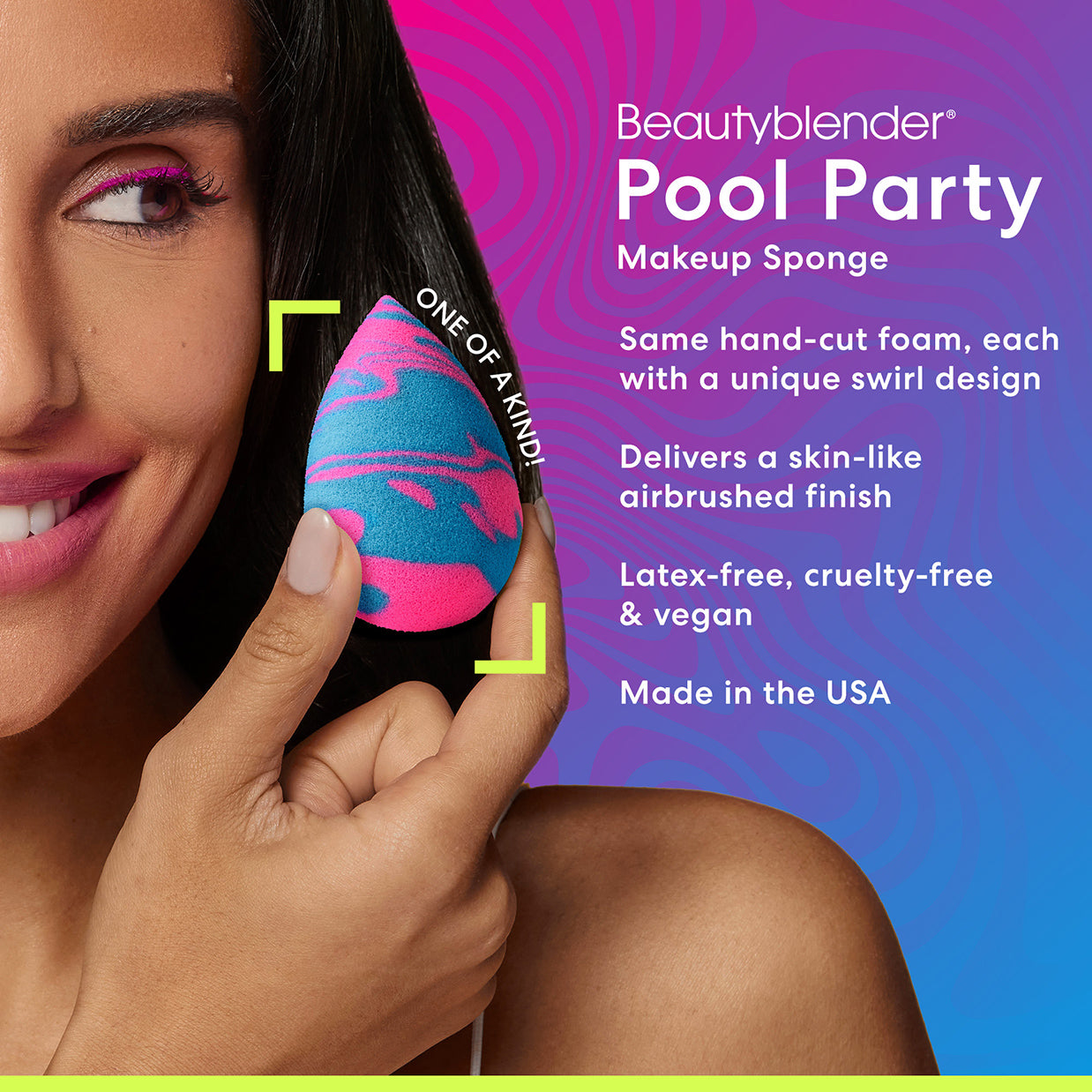 Beautyblender Pool Party Limited Edition spugnetta trucco blu