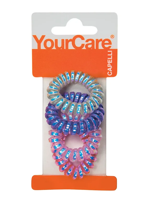 YourCare Phone Small elastici capelli 4 pezzi colorati